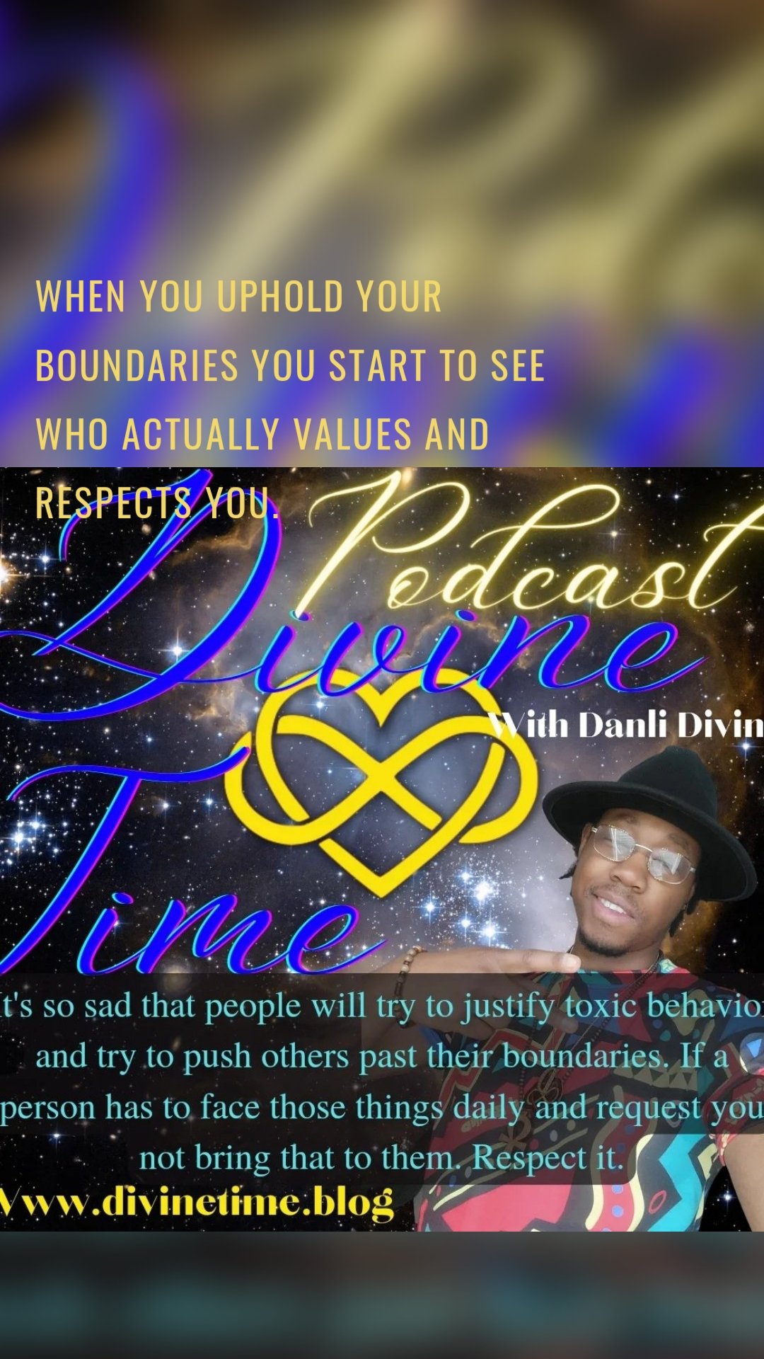 When you uphold your boundaries you start to see who actually values and respects you.